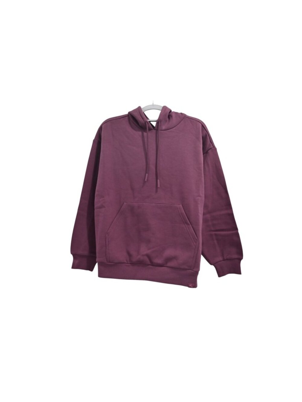 NWT JoyLab Fleece Hoodie Sweatshirt Pullover Sz XXS Prune Purple Cozy Athleisure